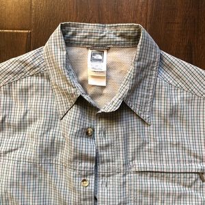 North face button up shirt